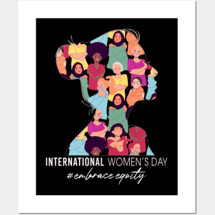 International Womens Day 2023 Embrace Equity International Womens Day Posters and Art